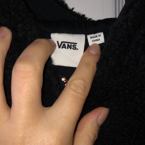 NWT- Vans teddy zip up jacket - Picture 5 of 7